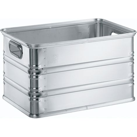 ZARGES, Bac de manutention gerbable en aluminium, capacité 55 l (1/3)