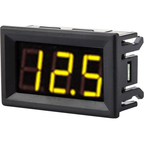 Ulisem 0,56 Zoll DC 0–30 V Digital-Voltmeter Spannungsprüfer Messgerät Beleuchtete LED-Anzeige 3-adriges Voltmeter mit Verpolungsschutz (1/4)