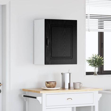 Küchenschrank Kalmar Schwarz Eichen-Optik 50 x 31 x 60 cm