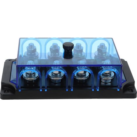 Plastique Boîte à Fusibles Automobile Noir 4 Voies pour Voiture (1/5)