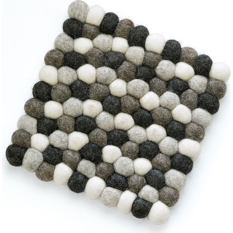 Cilio - Dessous de plat Lana Grigio carré (1/2)