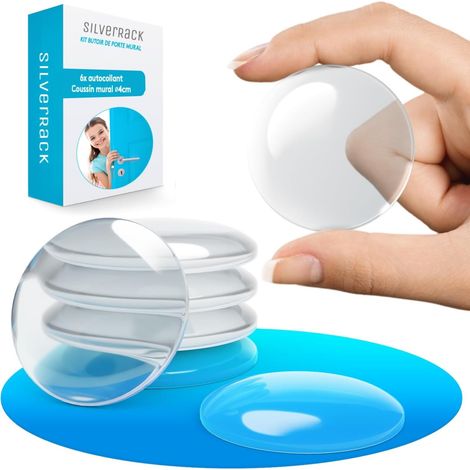 6 pièces Butée de porte, Auto-adhésif, Plastique EVA, Protection murale, Pour intérieur et meubles (1/5)