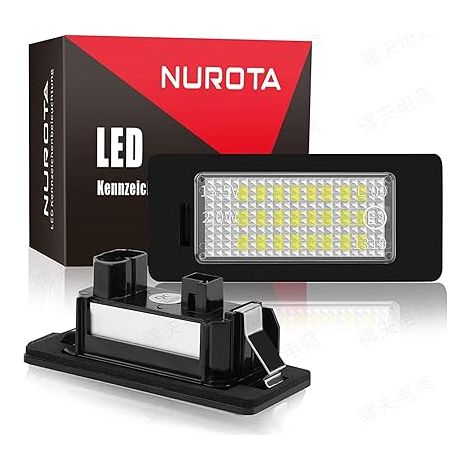 Éclairage de plaque d'immatriculation LED séries 5 E39 E60 E61 F10, X5 E70, X6 E71, 3 E90 E91 E92 E46 F30 (1/5)