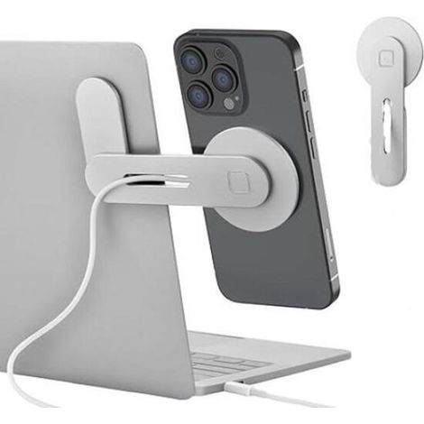 Magnetische, verstellbare Monitor-Seitenhalterung für Smartphones – kompatibel mit Tesla/iMac (1/5)