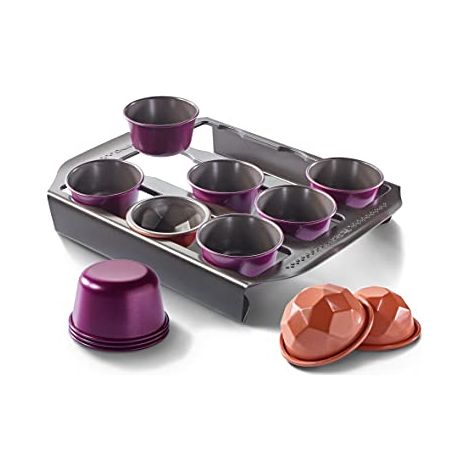 Set di stampi per dolci Tefal Creabake, 9 stampi per muffin, 3 stampi per dolci a facce, Rivestimento antiaderente (1/4)