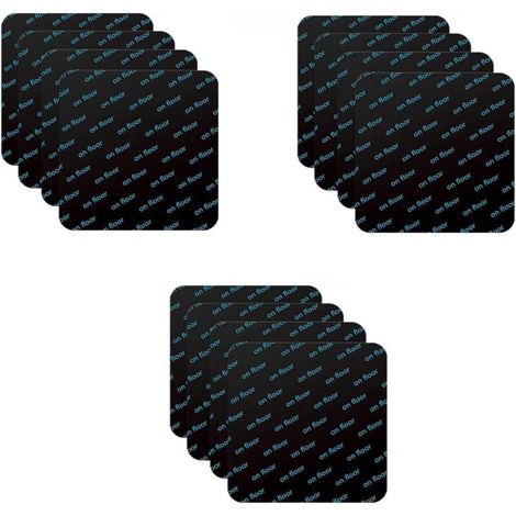 Bardusch-Tapis antidérapants noirs lavables et réutilisables, maintien sûr sur parquet et carrelage (1/5)