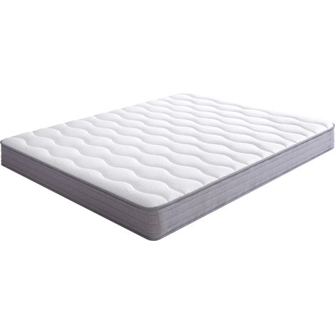 Matelas 140x200 cm, 20 cm d'épaisseur, à ressorts, soutien ferme, ergonomique et respirant (1/5)