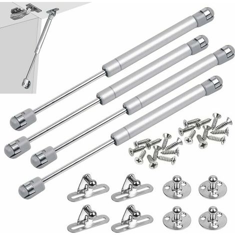 Vérins à 4 PCS de vérins à gaz hydrauliques,les vérins à gaz d'armoire,les portes de meuble pour le levage des portes d'armoires sont des charnières d'amortisseur longueur de 268 mm-Fei Yu (1/5)