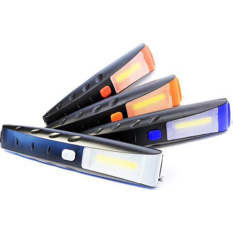 Trade Shop - TRAGBARE LED STRIP COB TORCH + 2 LED DOUBLE MAGNET AUSZIEHBAR 30 CM - (1/5)