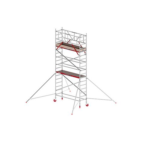 Andamio rodante RS TOWER 41 estrecho  plataforma de madera 