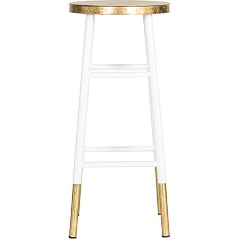 Tabouret de Bar Fer Or/Blanc 34 x 34 x 76,2 cm (1/5)