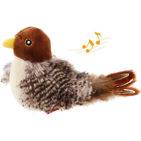 Jouets pour chats produits pour animaux de compagnie avec sons simulés pour stimuler leur curiosité oiseaux à griffer bâtonnets pour chats jouets d'intérieur pour chats (1/5)