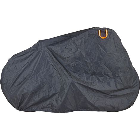 Prophete Garage per bicicletta, dimensioni: 210 x 100 x 115 mm, poliestere 190T, impermeabile, nero con riflettore (1/5)
