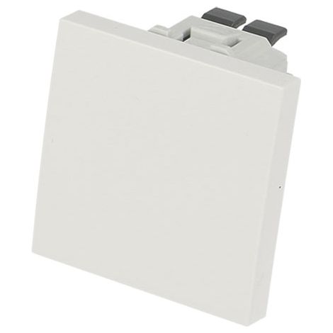 Interrupteur va-et-vient 2 modules pour goulotte - Couleur matériel - Blanc