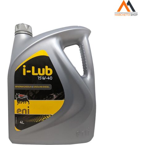 OLIO MOTORE PER AUTOVETTURE 'I-LUB' 15W40 - lt. 4