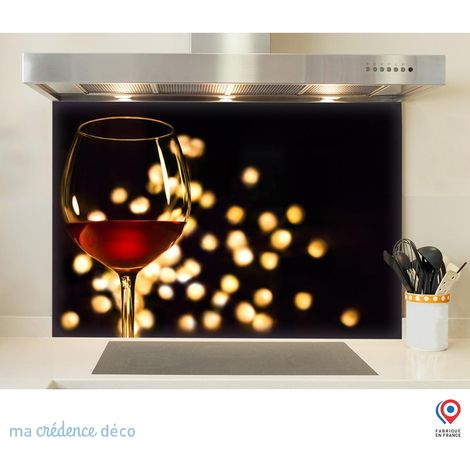 Fond de hotte : Verre et lumiéres - Verre trempé - 90 cm - 60 cm (1/5)
