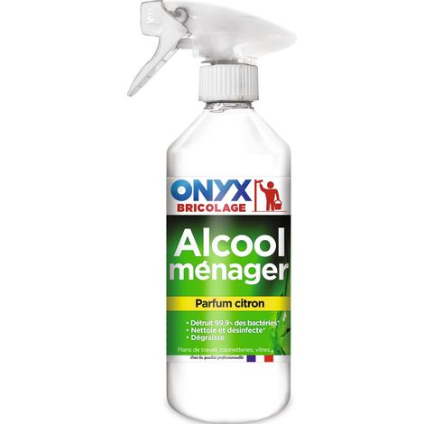 6 Alcohol de limpieza perfumado 90° Pulverizador 500 ml Limón