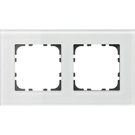 MDT technologies Glasrahmen 2-fach weiß BE-GTR2W.01