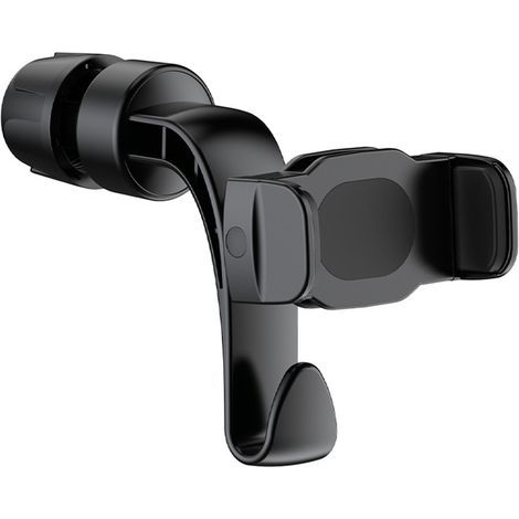 Multifunktionaler Kopfstützenhaken und -halter fürs Auto (70×100 mm, ABS-Material) — Doppelfunktion: Handyhalterung + Tablet-Haken/Clip für die Rückbank (2er-Set) (1/5)