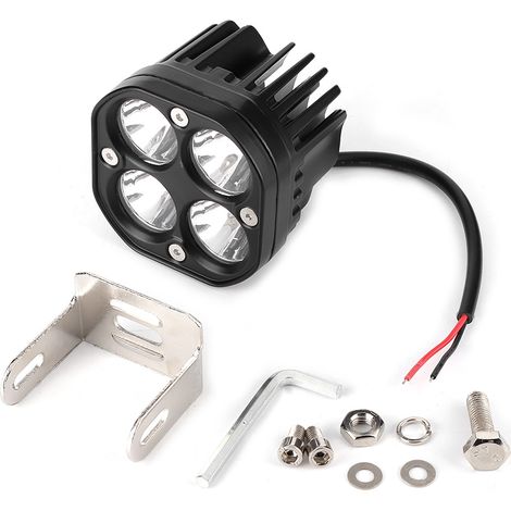 Projecteurs universels 40W LED carrés pour phares de travail, lampes de conduite pour SUV et voiture (1/5)