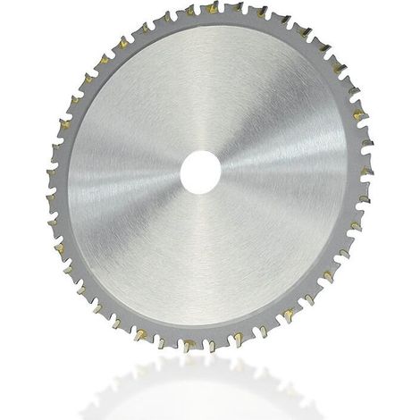 Lame de scie circulaire, Lames de scie Lame de scie circulaire TCT argentée, pour cuivre, fer, aluminium, plastique, coupe de bois,165mm (1/5)