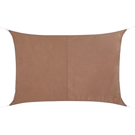 Hesperide – Voile d'ombrage rectangulaire 3x2m en polyester déperlant – Protection UV – Fixations incluses – Pour espaces extérieurs (1/10)