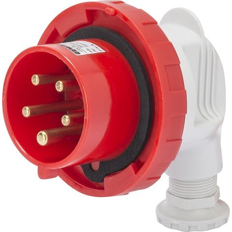 FICHE MOB.ETAN.90°3P+N+T 32A 400V 6H GEWISS GW60124 (1/2)