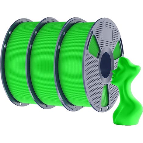 Filament d'impression 3D, Débit élevé, Peu de filaments, Vert (1/2)