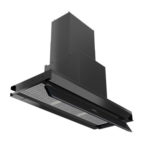 Silverline 3129973331 Cappa Filtrante a Parete 90 cm 620 m³-h Classe A 64 dB Touch colore Nero