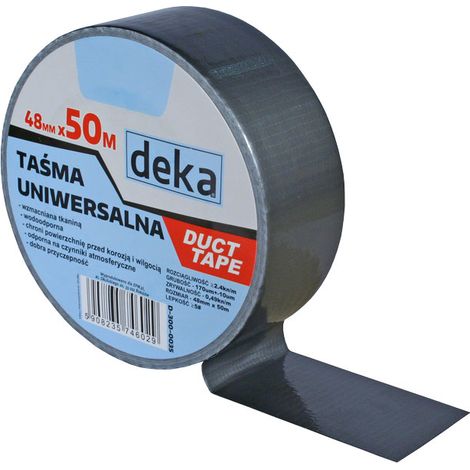 TAŚMA UNIWERSALNA KLEBEBAND SILBER 48MMX50M - D-300-0035