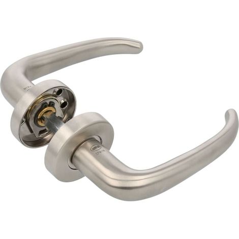 Poignées sur rosace 21R Ø53 mm Acier inoxydable AISI 304 Mat (1/5)