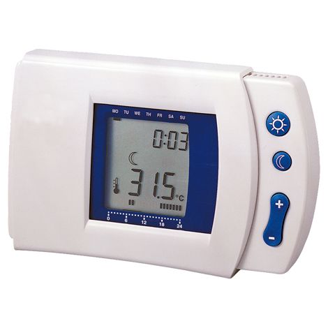 ELECTRICIDAD CRONOTERMOSTATO DIGITAL SEMANAL PROG 13x8,5CM 17010