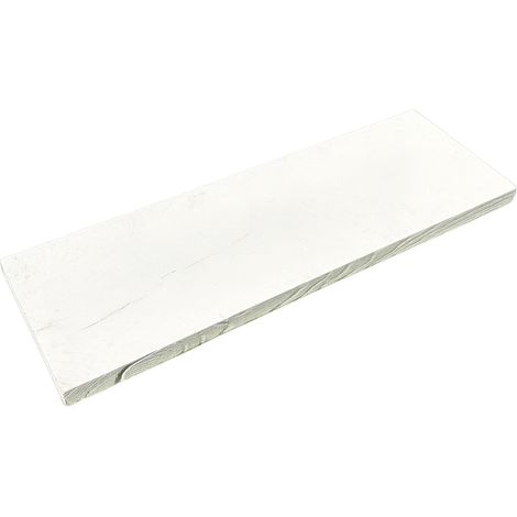 Pas Japonais Rectangulaire Imitation Bois 59 x 20 x 2,5 cm Ivoire (1/5)