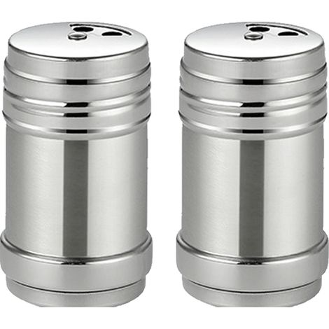 Ensemble de salière et poivrière en acier inoxydable pour condiments de cuisine (1/5)