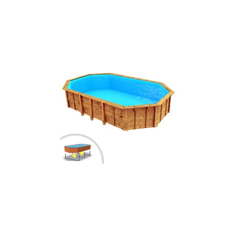 Piscina in legno autoportante ottagonale Riva 727