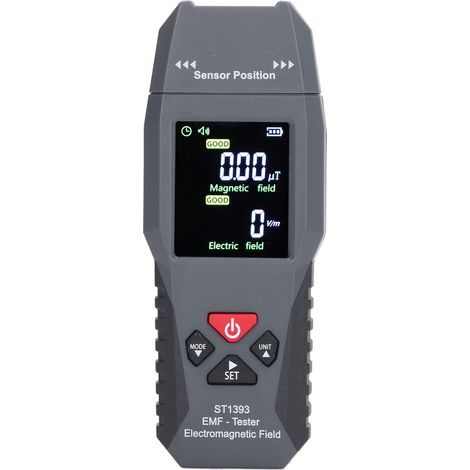 Détecteur de champ électromagnétique portable EMF - Testeur numérique LCD pour inspection domestique et extérieure (1/5)