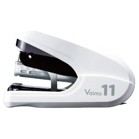 Agrafeuse manuelle MAX Vaimo 11 FLK avec agrafage plat, blanc. (1/5)