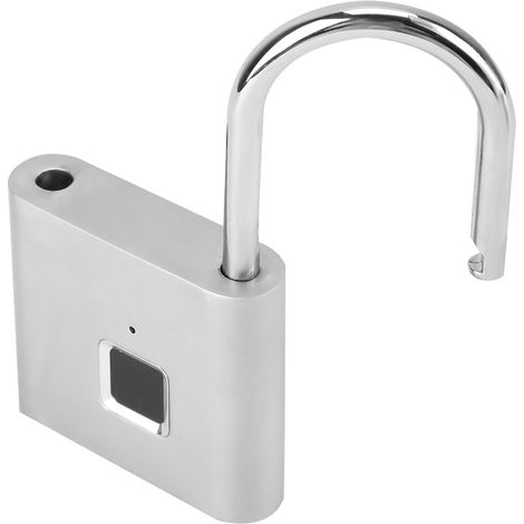 Cadenas de porte étanche en métal, sans clé, avec empreinte digitale et chargement USB (1/5)