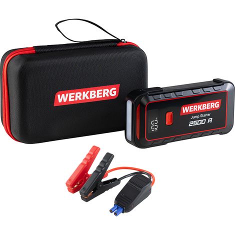 WERKBERG AL004 banco de energ铆a de arranque 1500A/2500A 25800mAh N