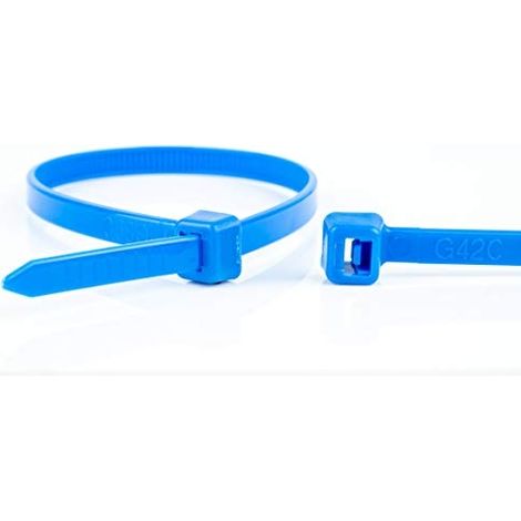 COLLIERS DE SERRAGE BLEU, 100X2.5MM, 100 PIÈCES 10025 BLAU C