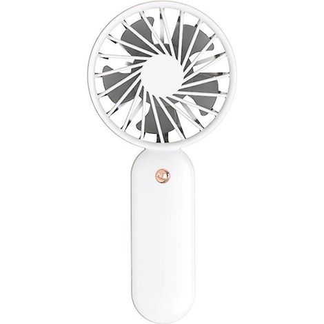 blanc Mini Ventilateur Portable Usb Rechargeable Ultra Petit Ventilateur Main Avec Taille De Poche (1/4)