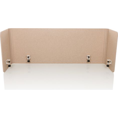 [GEBRAUCHT] Hjh Office Tischtrennwand Akustikpanel Flexmiut Sichtschutz Pet Beige Trennwand B-Ware