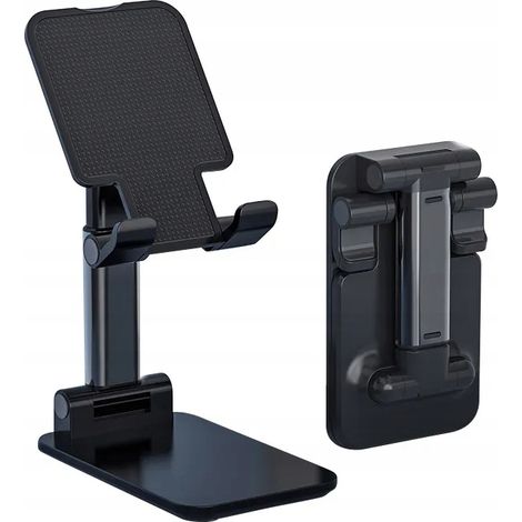 Supporto da tavolo pieghevole per tablet e telefono (4-13 pollici) nero (1/5)