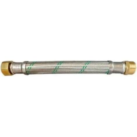 Flessibile antivibrante anti-attorcigliamento con treccia in acciaio inox e tubo interno termoplastico modello green flexcore dn 40 m.f 1"1/2 -lunghezza cm50 - dn 40 - 4 bar NEOPER