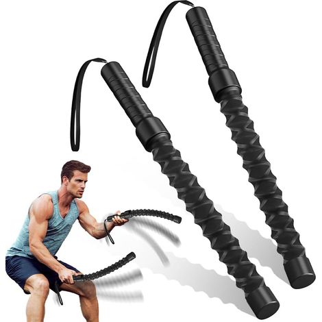 2 Pieces Portable Weighted Rope, No Rope Rope for HIIT Training, Cardio and Strength Exercises for Home and Outdoor (1/5)