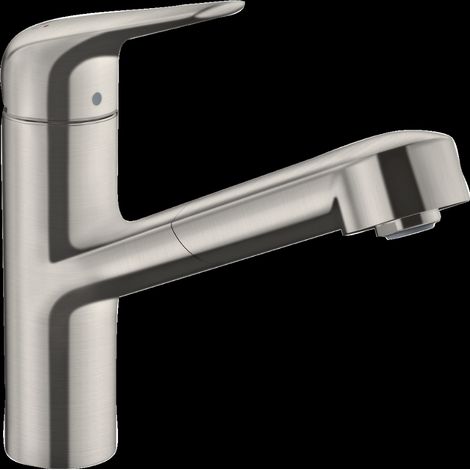 hansgrohe Focus M42 Einhebel-Küchenmischer 150, Ausziehauslauf, (1/2)