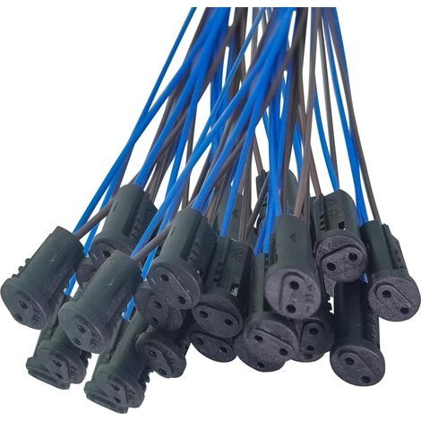 20 pezzi portalampada G4 20 cm, portalampade alogene G4 12 V per lampade al quarzo, lampade alogene, lampade LED (1/5)