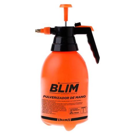 Pulvérisateur à main Blim 2L - Buse en laiton - Utilisation avec de l'eau et/ou des produits phytosanitaires - Gâchette avec serrure