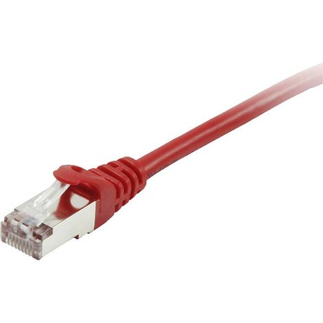 Equip 605524 RJ45 Câble réseau, câble patch CAT 6 S/FTP 5.00 m rouge contacts dorés 1 pc(s) (1/4)