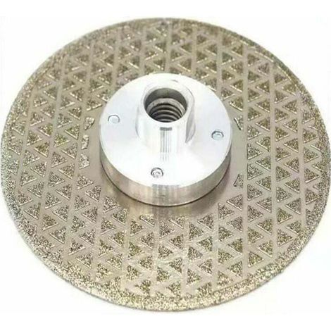 Verzinktes Sägeblatt mit 125 mm Diamantscheibe zum Schneiden und Polieren von Stein, Granit, Marmor und Fliesen. (1/4)